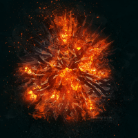 Surreal Rose Ornament V3