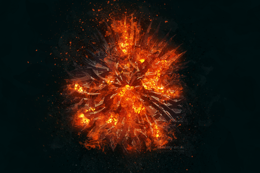 Surreal Rose Ornament V3